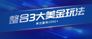 整合现在市面上的3种美金赚钱玩法，3种模式。单日产值·100U+-识享社