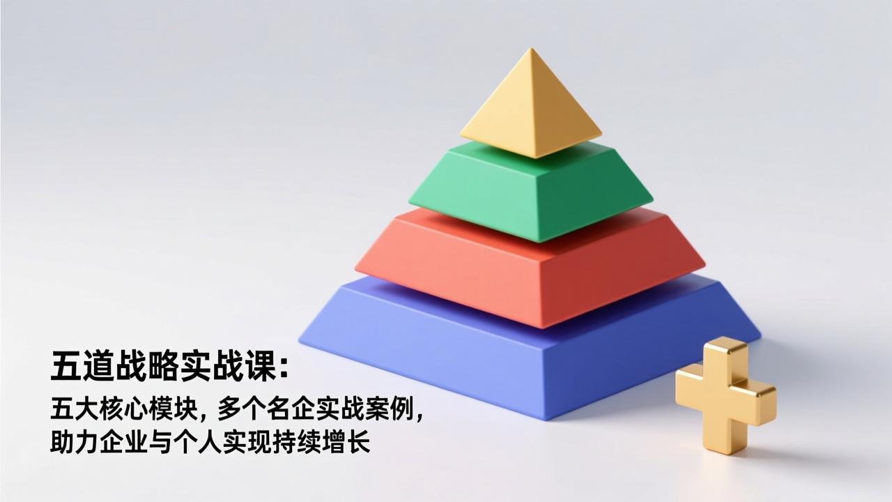 五道战略实战课:五大核心模块,多个名企实战案例,助力企业与个人实现持续增长-识享社