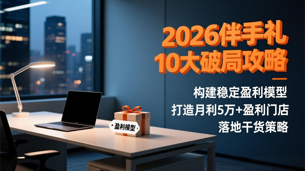 2026伴手礼10大破局攻略:构建稳定盈利模型,打造月利5万+盈利门店,落地干货策略-识享社