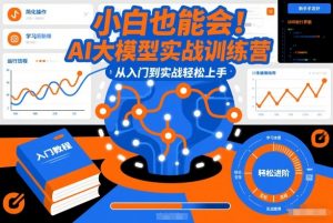 小白也能会!AI大模型实战训练营,从入门到实战轻松上手-识享社