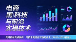 电商黑科技与前沿实操技术:实时更新实操案例,可技术变现亦可自用放大(2026更新-识享社