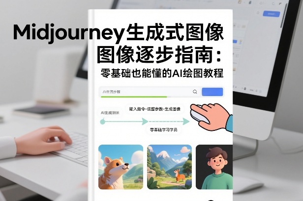 Midjourney生成式图像逐步指南:零基础也能懂的AI绘图教程-识享社