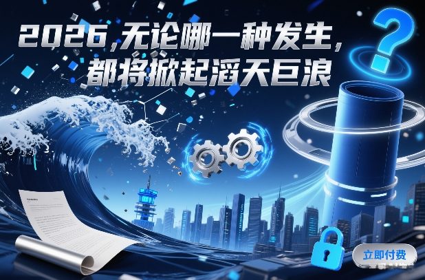 付费文章：2026，无论哪一种发生，都将掀起滔天巨浪-识享社