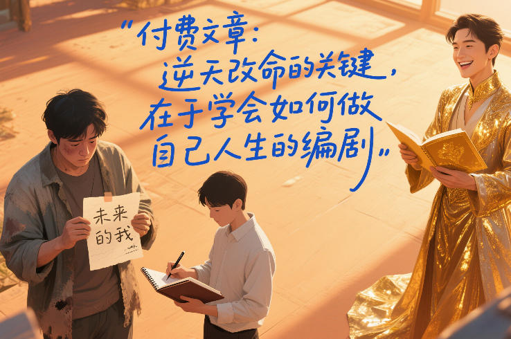 付费文章:逆天改命的关键,在于学会如何做自己人生的编剧-识享社