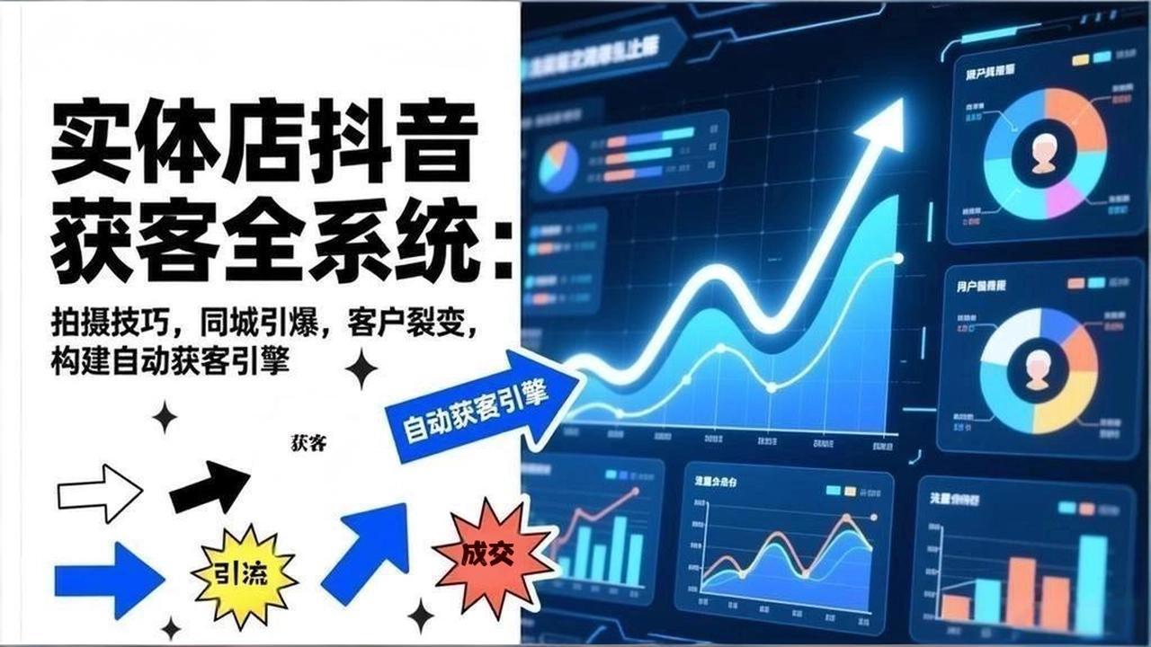 2026实体店抖音获客全系统:拍摄技巧,同城引爆,客户裂变,构建自动获客引擎-识享社