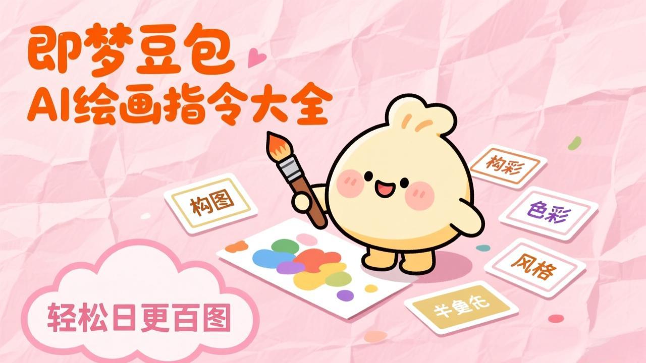 即梦豆包AI绘画指令大全:海量关键词库一键复制,出图效率提升10倍,轻松日更百图-识享社