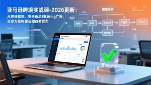 亚马逊跨境实战课-2026更新:从思维框架、安全选品到Listing广告,步步为营构建长期盈利能力-识享社