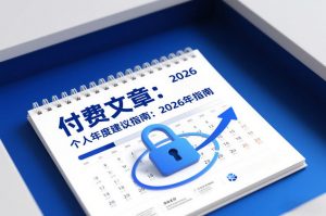 付费文章:个人年度建议指南:2026年指南-识享社