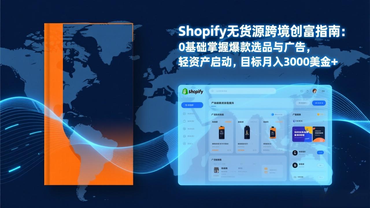 Shopify爆款打法实战:从选品到广告投放,复制爆款模型,驱动独立站月销售额破万刀-识享社