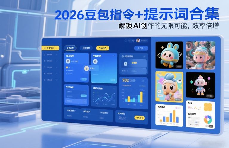 2026豆包指令+提示词合集，解锁AI创作的无限可能，效率倍增-识享社