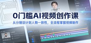 0门槛AI视频创作课:从分镜设计到人物一致性,全流程掌握视频制作-识享社