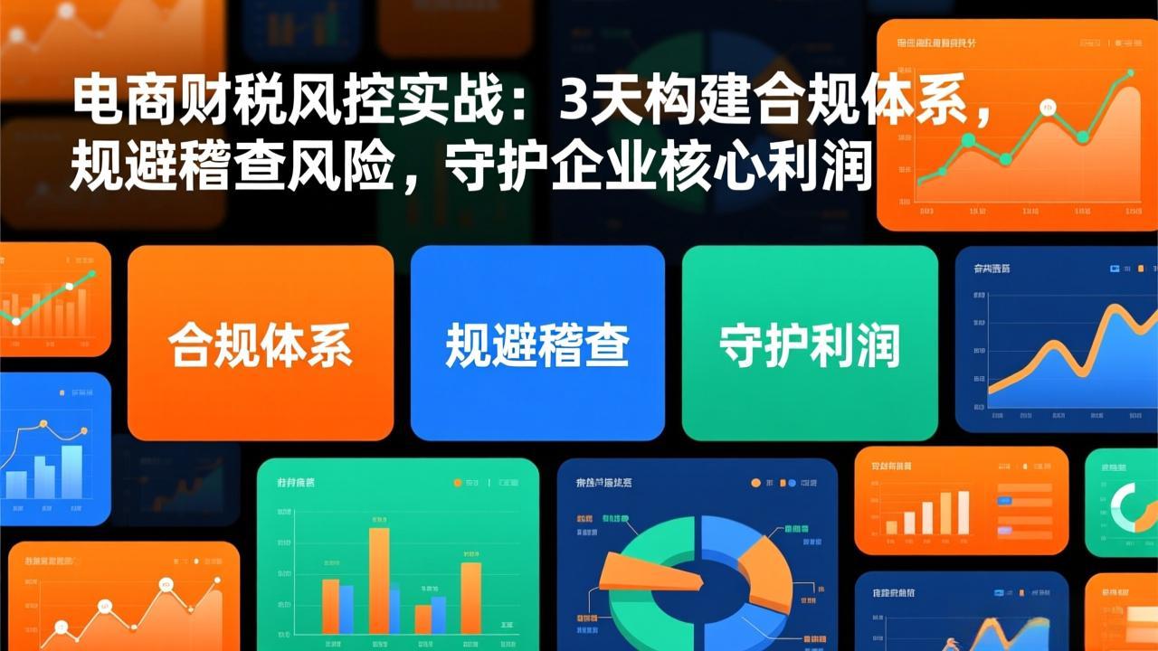 电商财税风控实战：3天构建合规体系，规避稽查风险，守护企业核心利润-识享社