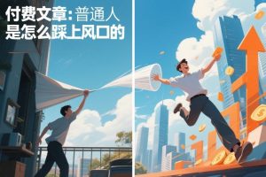 付费文章:普通人是怎么踩上风口的-识享社