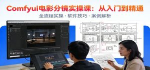 ComfyUI电影分镜实操课:分镜一致性,全流程AI视频制作,零基础也能做专业分镜-识享社
