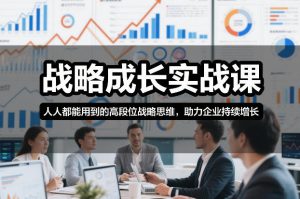 战略成长实战课,人人都能用到的高段位战略思维,助力企业持续增长-识享社