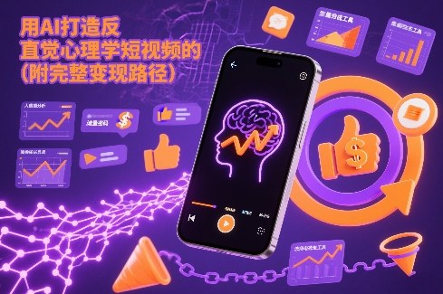 用AI打造“反直觉”心理学短视频的流量密码(附完整变现路径)-识享社