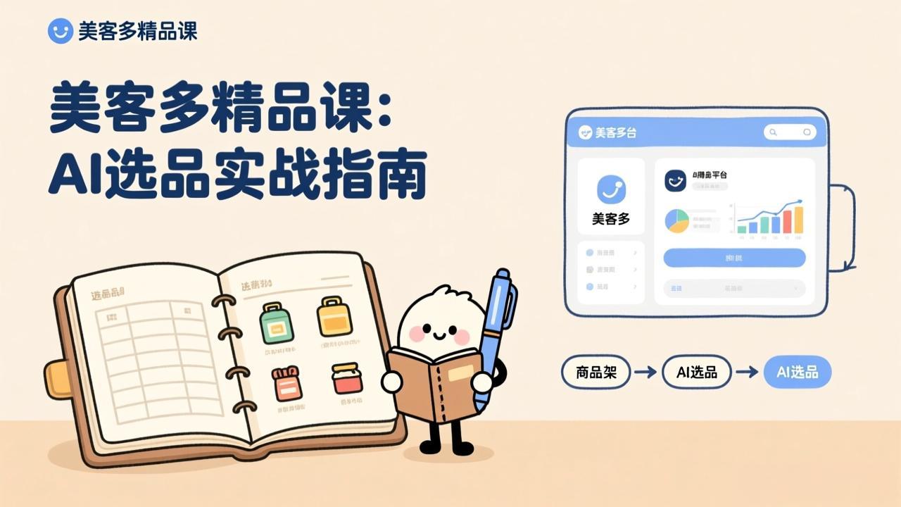 AI+美客多精品课,工具实操、数据选品、AI优化,新手也能快速上手,月入5000+美元-识享社