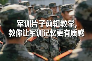 军训片子剪辑教学，教你让军训记忆更有质感-识享社