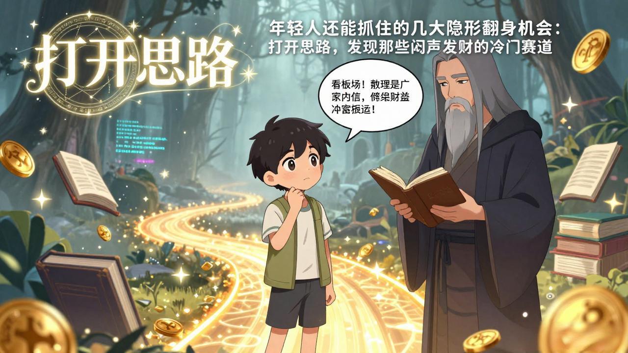 付费文1+2:年轻人还能抓住的几大隐形翻身机会:打开思路,发现那些闷声发财的冷门赛道-识享社
