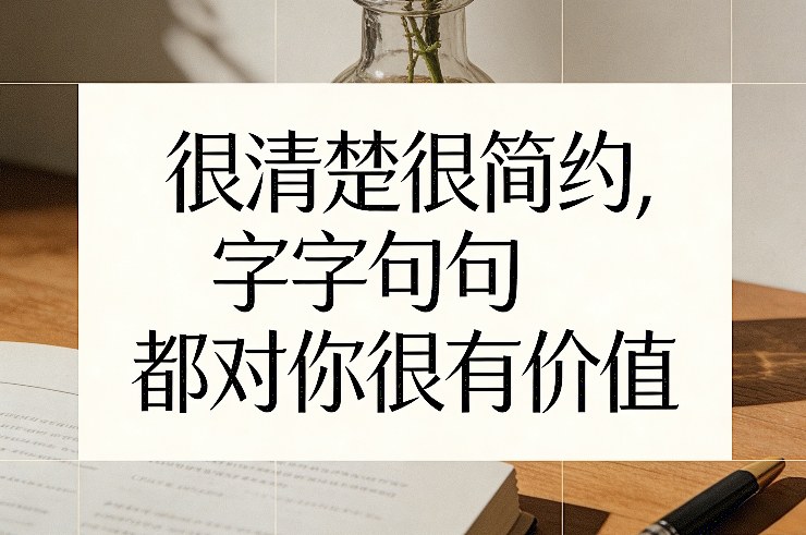 付费文章:很清楚很简约,字字句句都对你很有价值-识享社
