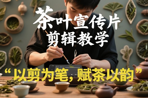 茶叶宣传片剪辑教学,以剪为笔,赋茶以韵,新手也能拍出高级感-识享社