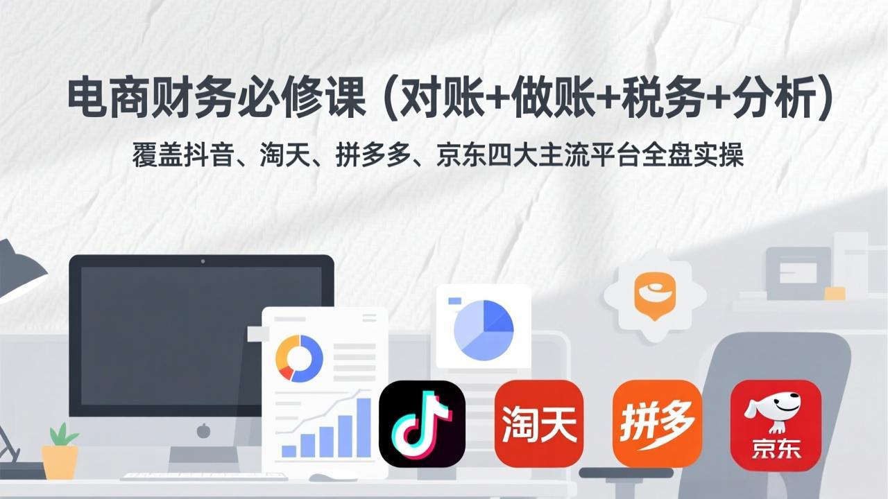 电商财务必修课(对账+做账+税务+分析-识享社