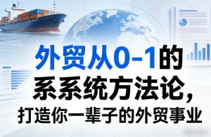 外贸从0-1的系统方法论，打造你一辈子的外贸事业-识享社