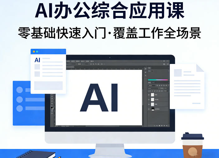 AI办公综合应用课,零基础快速入门,覆盖了工作中各种应用场景-识享社