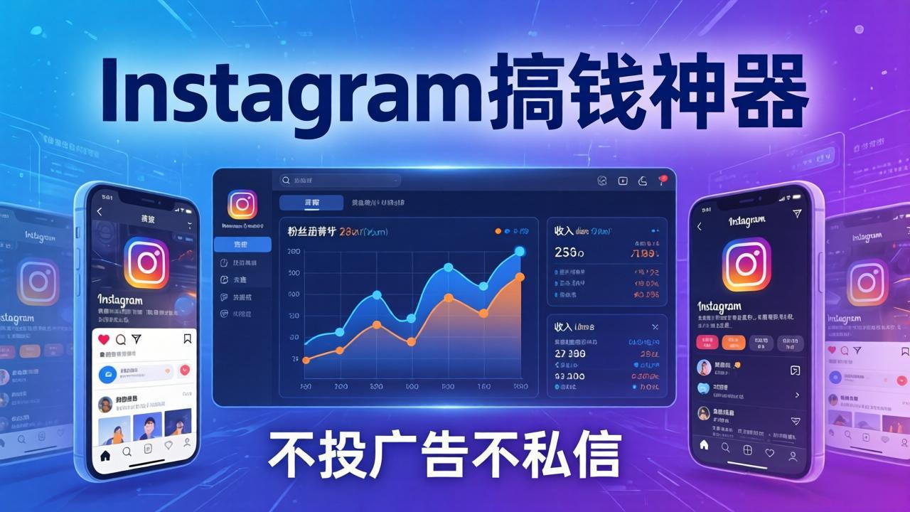Instagram搞钱神器:月涨6万粉+月入5万刀,不投广告不私信,靠算法+低价产品-识享社