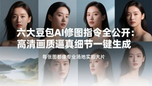 六大豆包AI修图指令全公开：高清画质逼真细节一键生成，每张图都像专业场地实拍大片-识享社