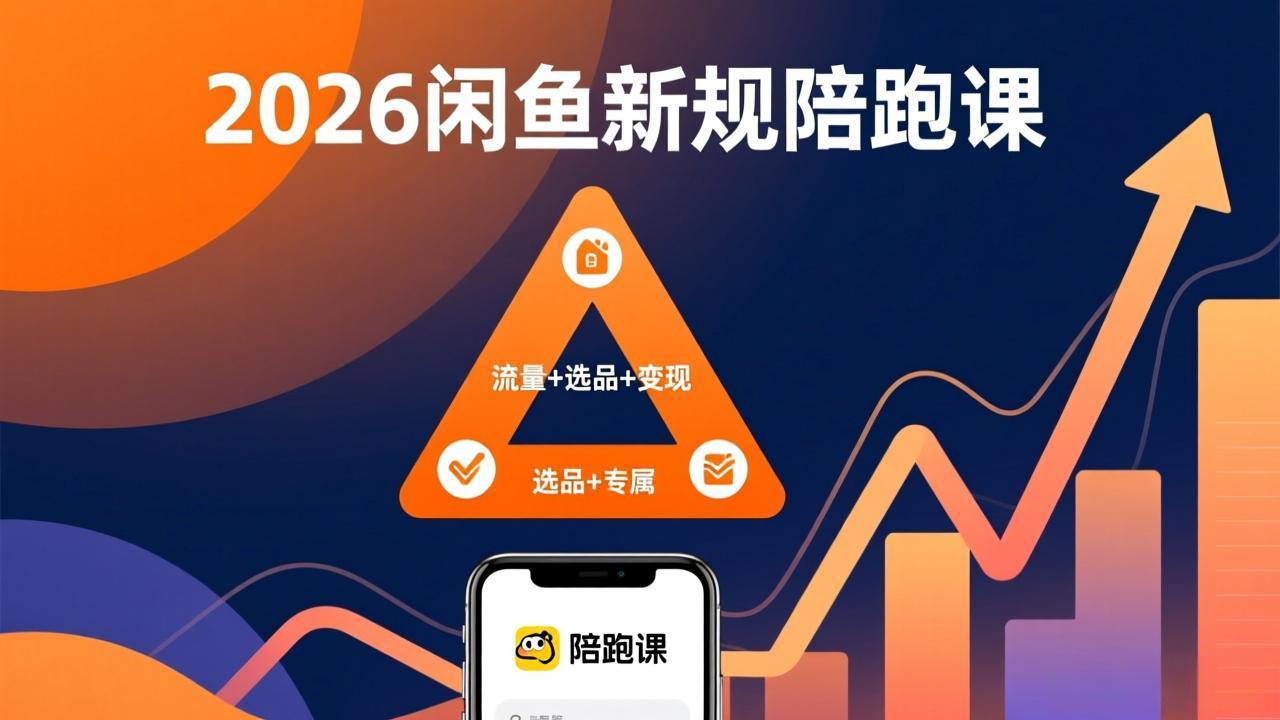 2026闲鱼高阶陪跑课全新上线，带你吃透新规玩转选品流量，从零搭建稳定变现盈利体系-识享社