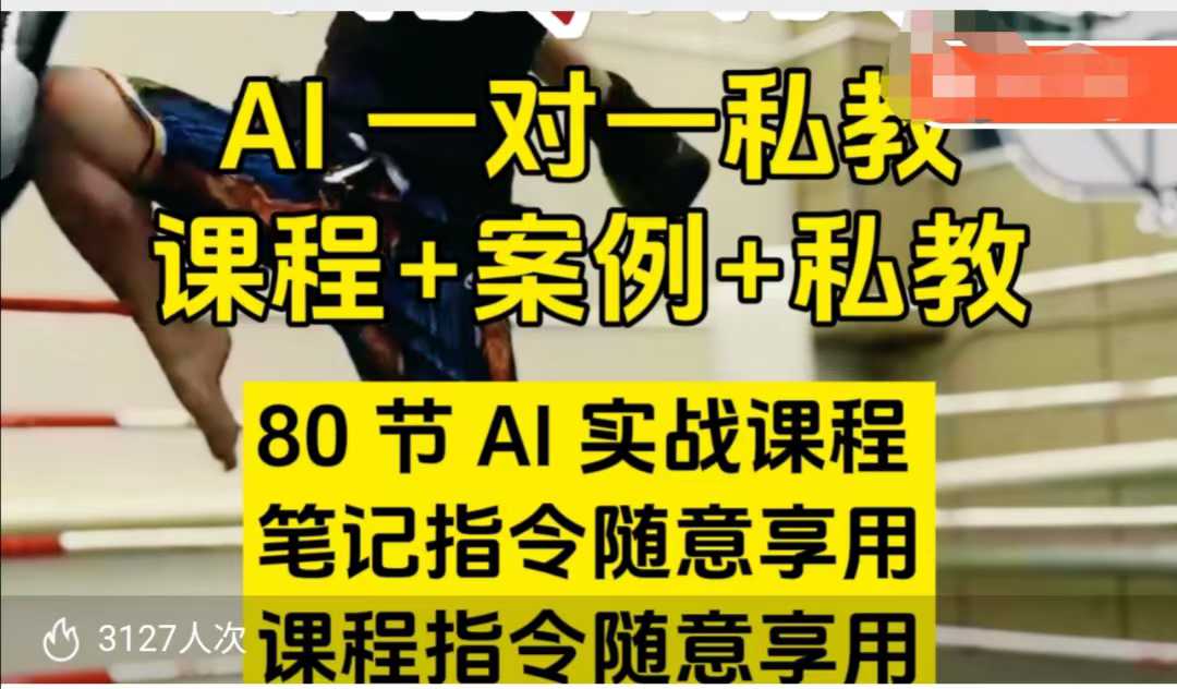 AI指令实战课，课程+案例，80节AI实战课程，笔记指令随意享用，课程指令随意享用(更新26年3月)-识享社