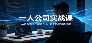 一人公司实战课：从认知到上手配置API，新手也能快速落地-识享社