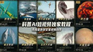 科普造物主AI短视频独家教程：从软件安装、壳隆音色到文案视频创作，零基础快速做爆款-识享社
