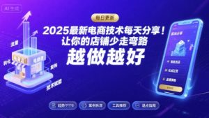 2026最新电商技术每天分享，让你的店铺少走弯路，越做越好(更新26年04月)-识享社