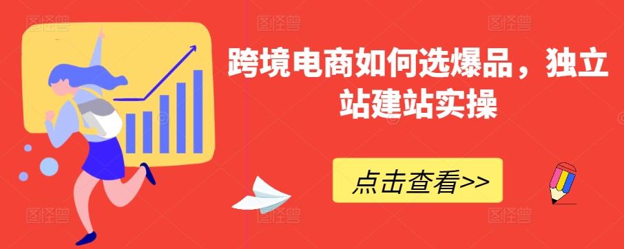 跨境电商如何选爆品,独立站建站实操-识享社