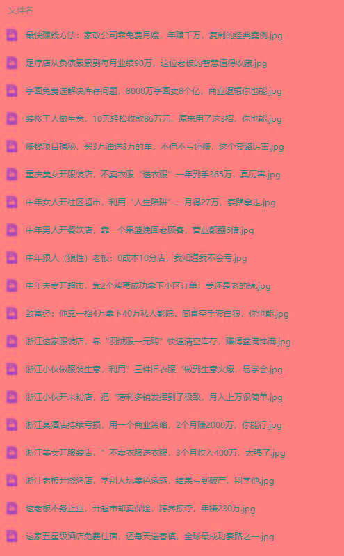 图片[1]-(9607期)真实有效391套商业模式，年入几十到几百万案例解析(电子书+视频+图文)-识享社