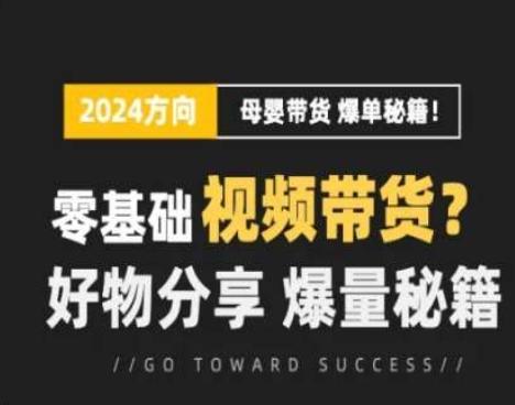 短视频母婴赛道实操流量训练营，零基础视频带货，好物分享，爆量秘籍-识享社