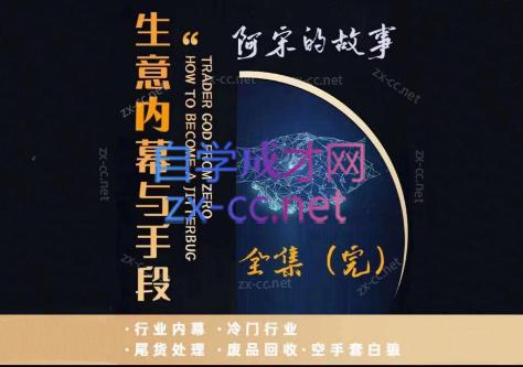 阿宋的故事·生意内幕与手段-识享社