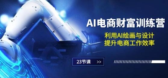 AI电商-财富训练营：利用AI绘画与设计，提升电商工作效率(23节课)-识享社
