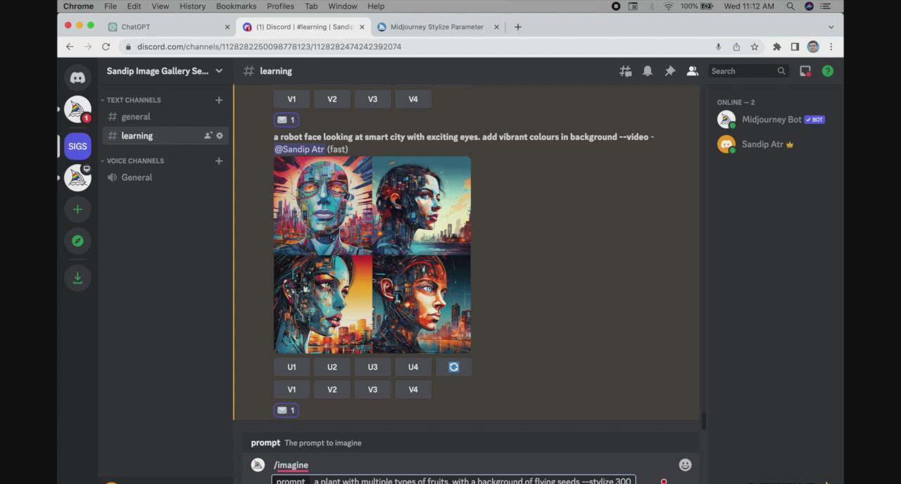 图片[2]-ChatGPT4 和 MidJourney AI 绘画聊天革命性指南教程-33节视频课-中英字幕-识享社