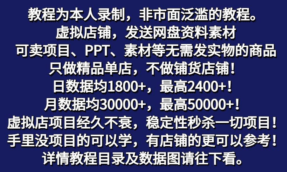 图片[2]-拼多多虚拟电商训练营月入50000+你也行，暴利稳定长久，副业首选-识享社