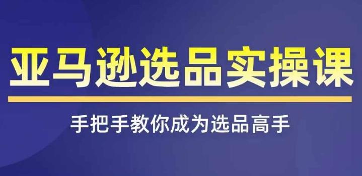 亚马逊选品实操课程,快速掌握亚马逊选品的技巧,覆盖亚马逊选品所有渠道-识享社