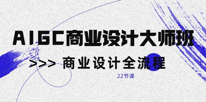 AIGC-商业设计大师班，商业设计全流程(22节课-识享社