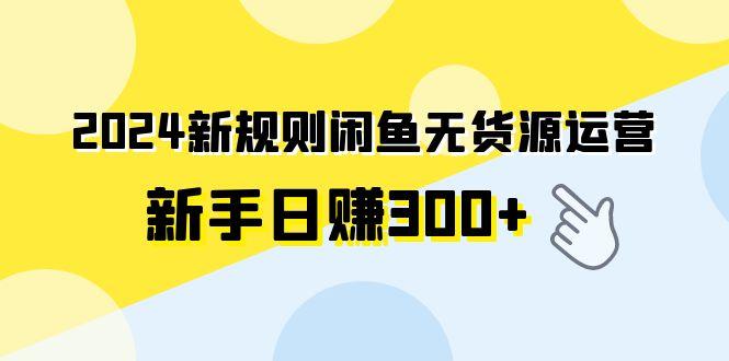 (9522期)2024新规则闲鱼无货源运营新手日赚300+-识享社