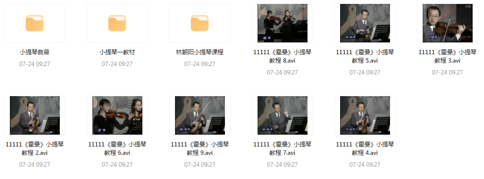 霍曼小提琴教学视频-识享社