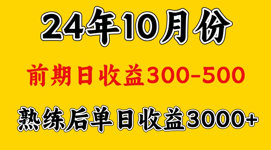 高手是怎么赚钱的.前期日收益500+熟练后日收益3000左右-识享社