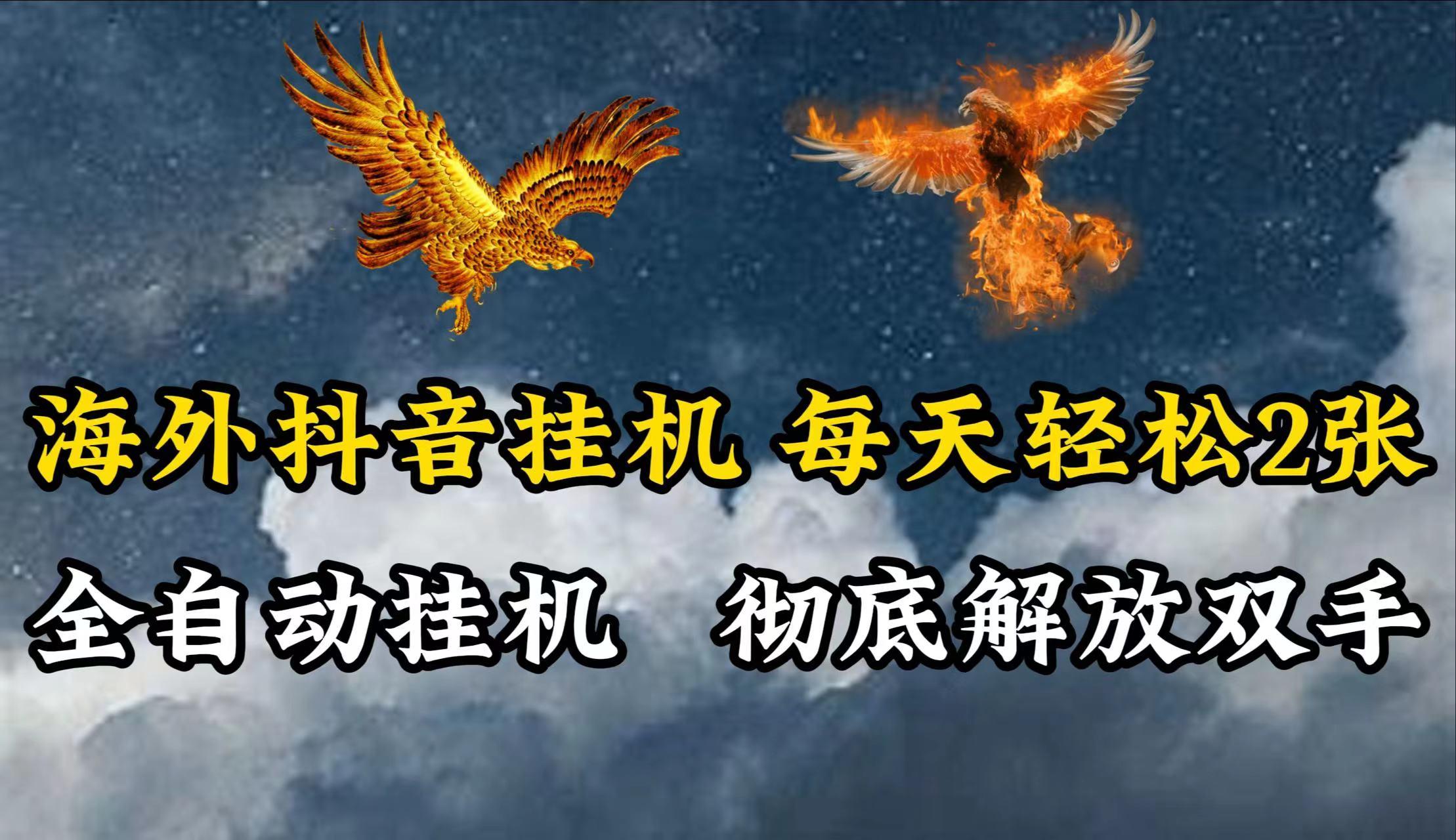 海外抖音挂机，每天轻松2张，全自动挂机，彻底解放双手！-识享社
