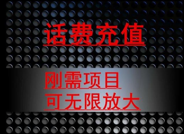 最新蓝海项目，刚需赛道，95折充话费月入5位数-识享社