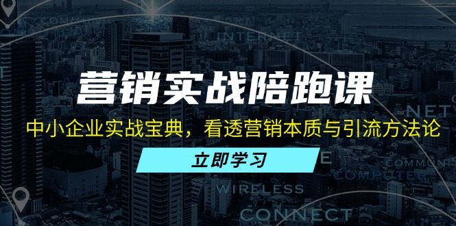 营销实战陪跑课：中小企业实战宝典，看透营销本质与引流方法论-识享社